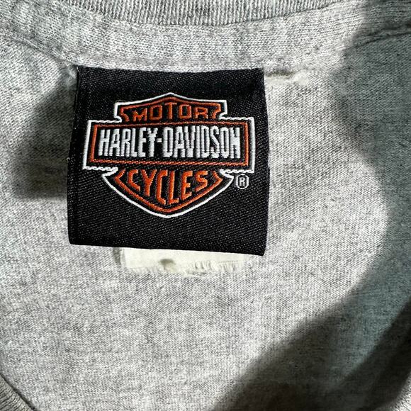 Y2K 2007 Harley Davidson Pompano Beach Florida Pocket Tee Mens XL Biker Shirt - Picture 5 of 6